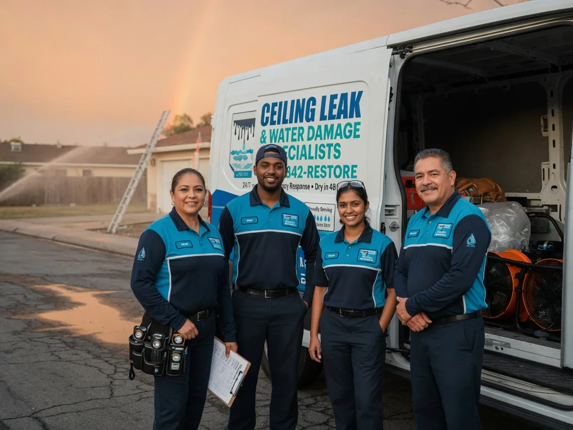 Ceiling Leak Cleanup company in Waterford, OH